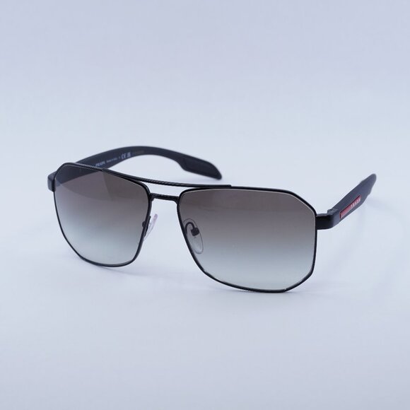 🕶️ New Prada Sport PS51VS 1BO5O0 Sunglasses - Matte Black Frame, Grey Lenses
